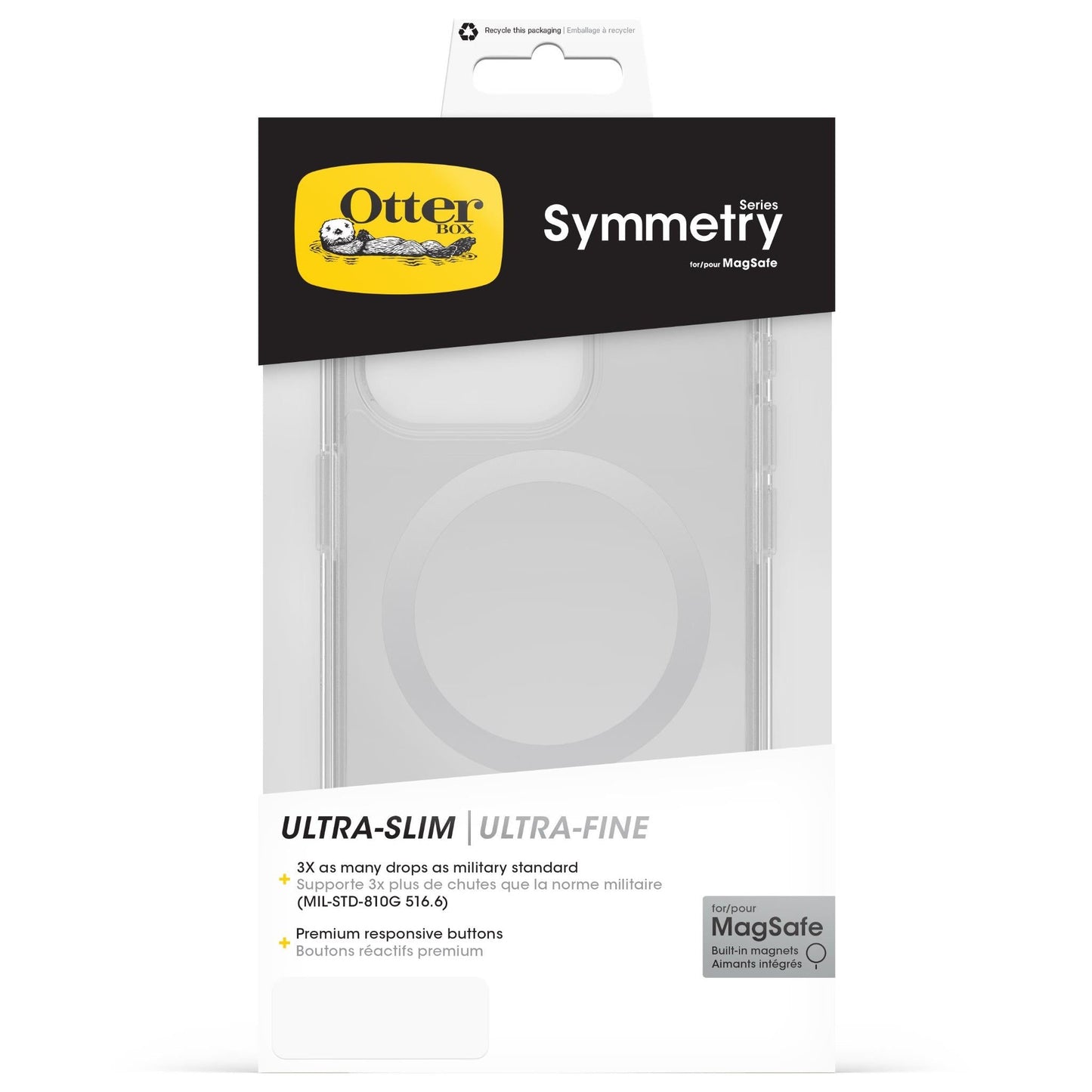 Otterbox Symmetry Plus MagSafe Case for iPhone 15 Pro (Clear)
