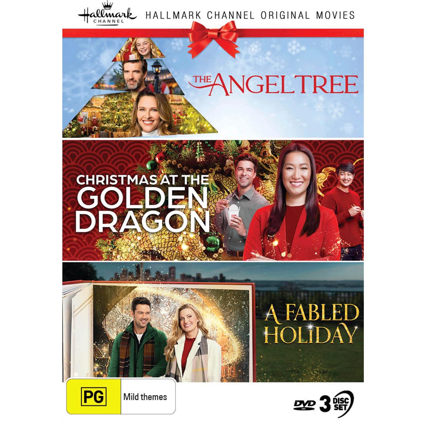 Hallmark Christmas Collection 33 (Angel Tree / Christmas At The Golden Dragon / Fabled Holiday)