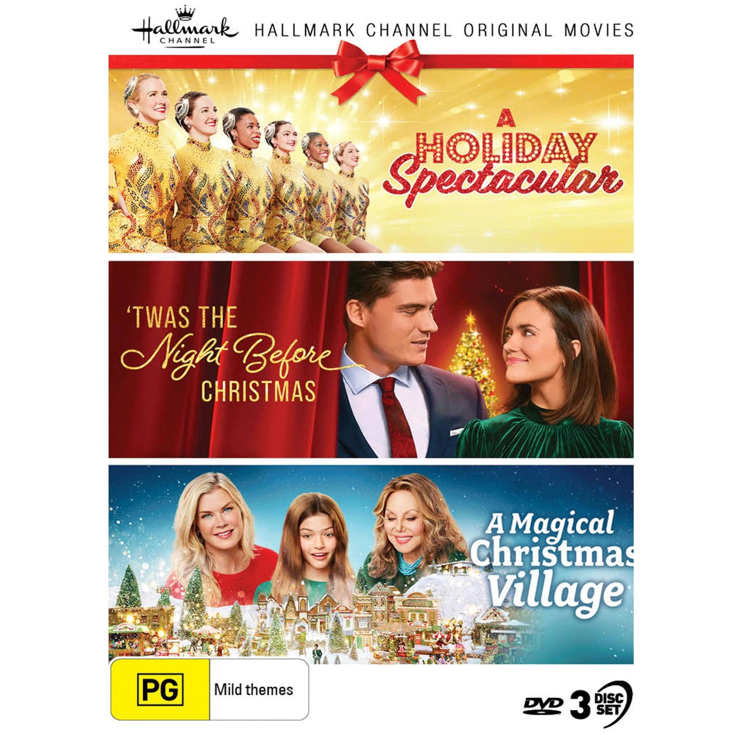 Hallmark Christmas Collection 34 (A Holiday Spectacular / Twas The Night Before Christmas / A Magical Christmas Village)