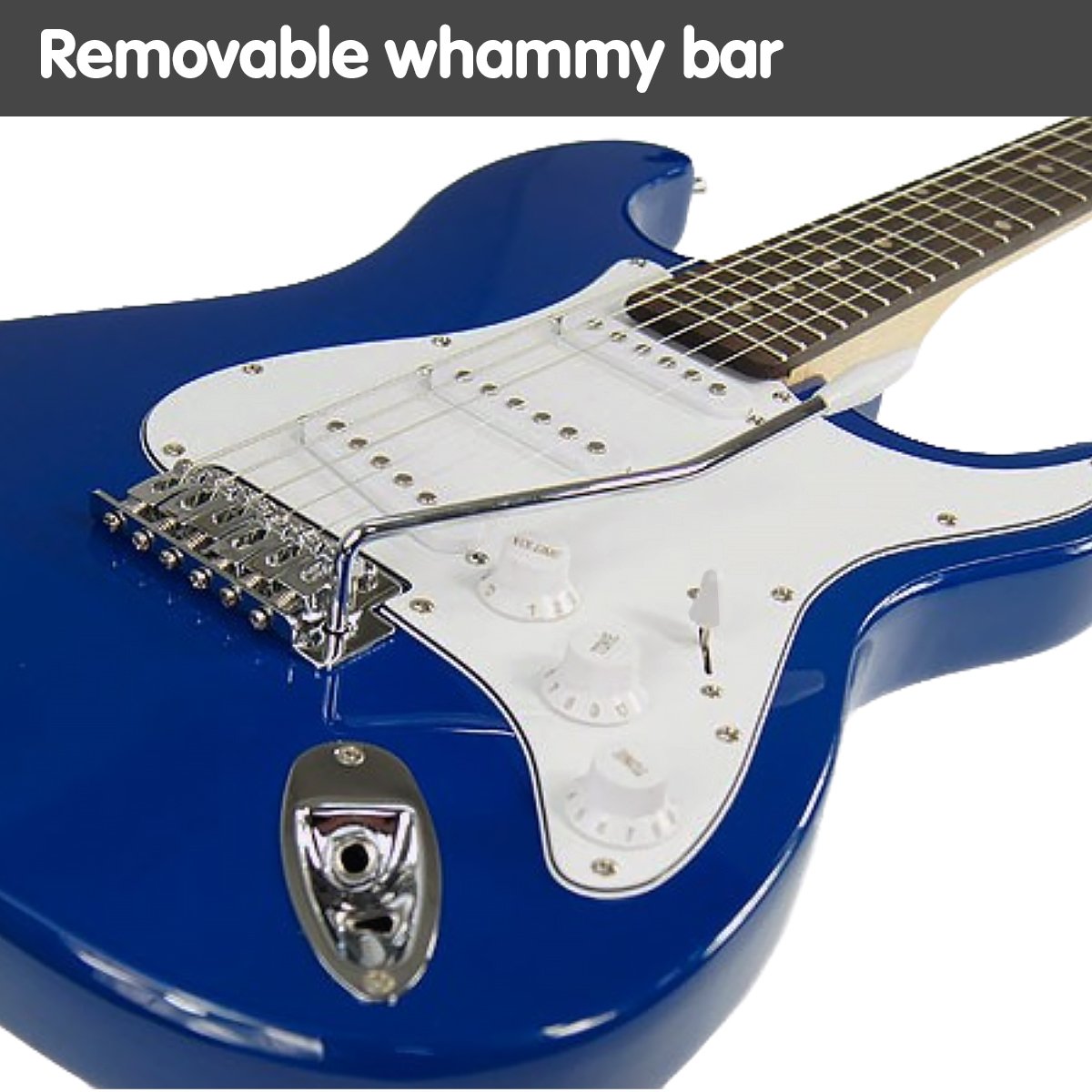 Karrera 39in Electric Guitar (Blue)