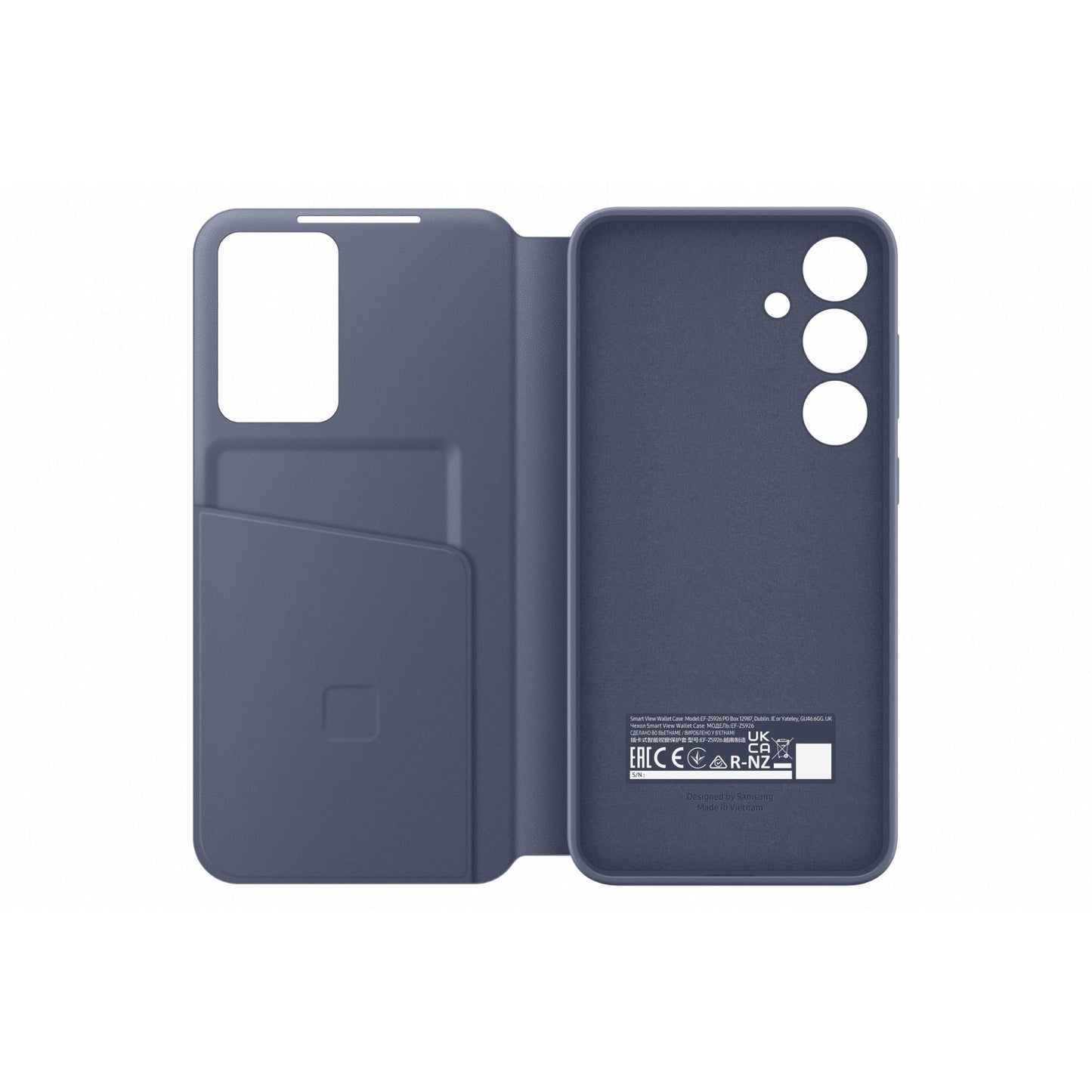 Samsung Smart View Wallet Case for Galaxy S24+ (Violet)