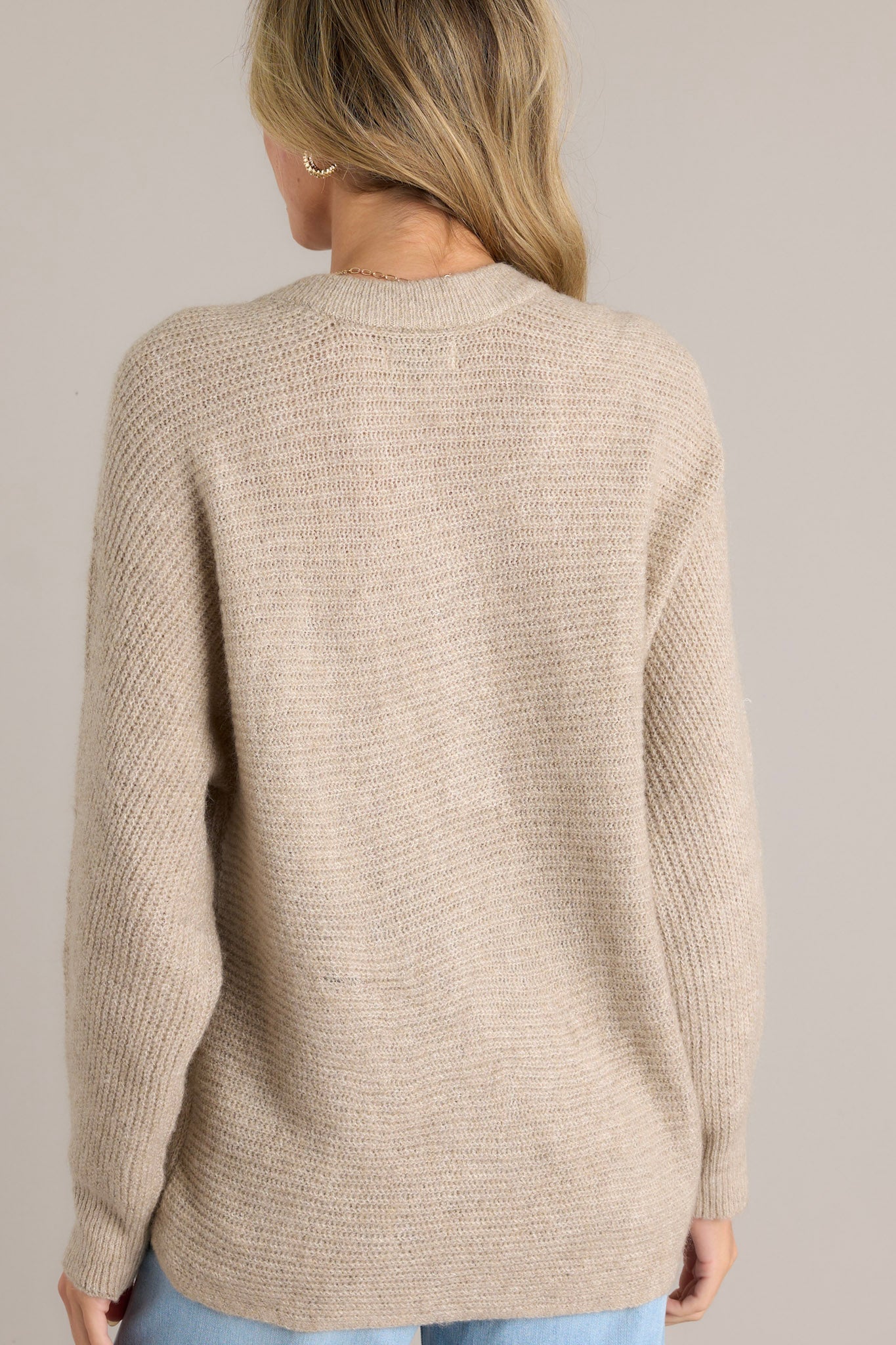 The Outcome Taupe Sweater