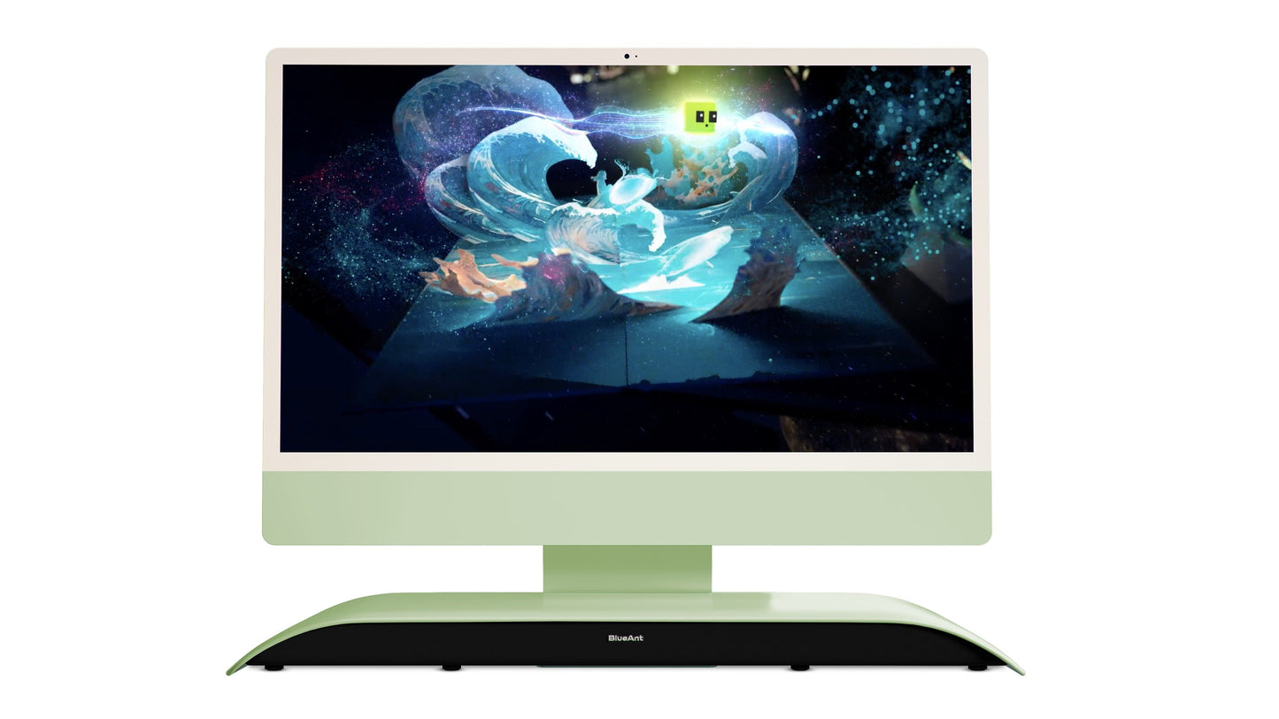 BlueAnt Soundblade Under Monitor Soundbar (Green)