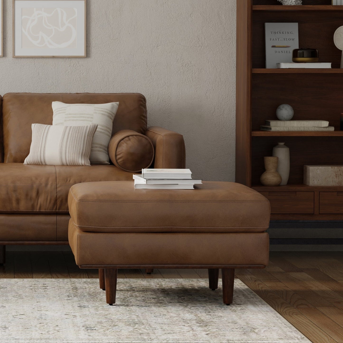 Celestique Upholstered Rectangular Ottoman