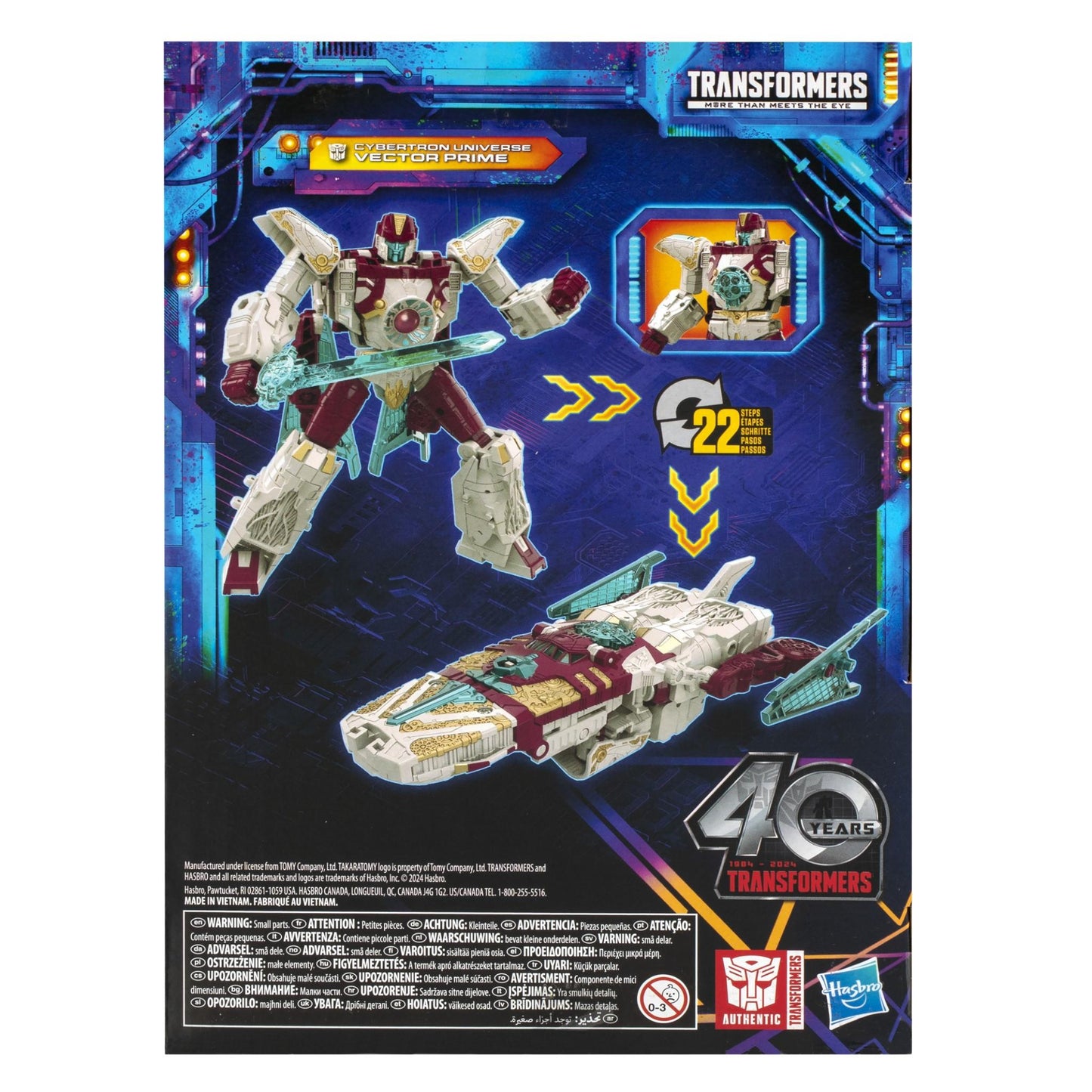 Transformers - Legacy United: Voyager Class Cybertron Universe Vector Prime Figure