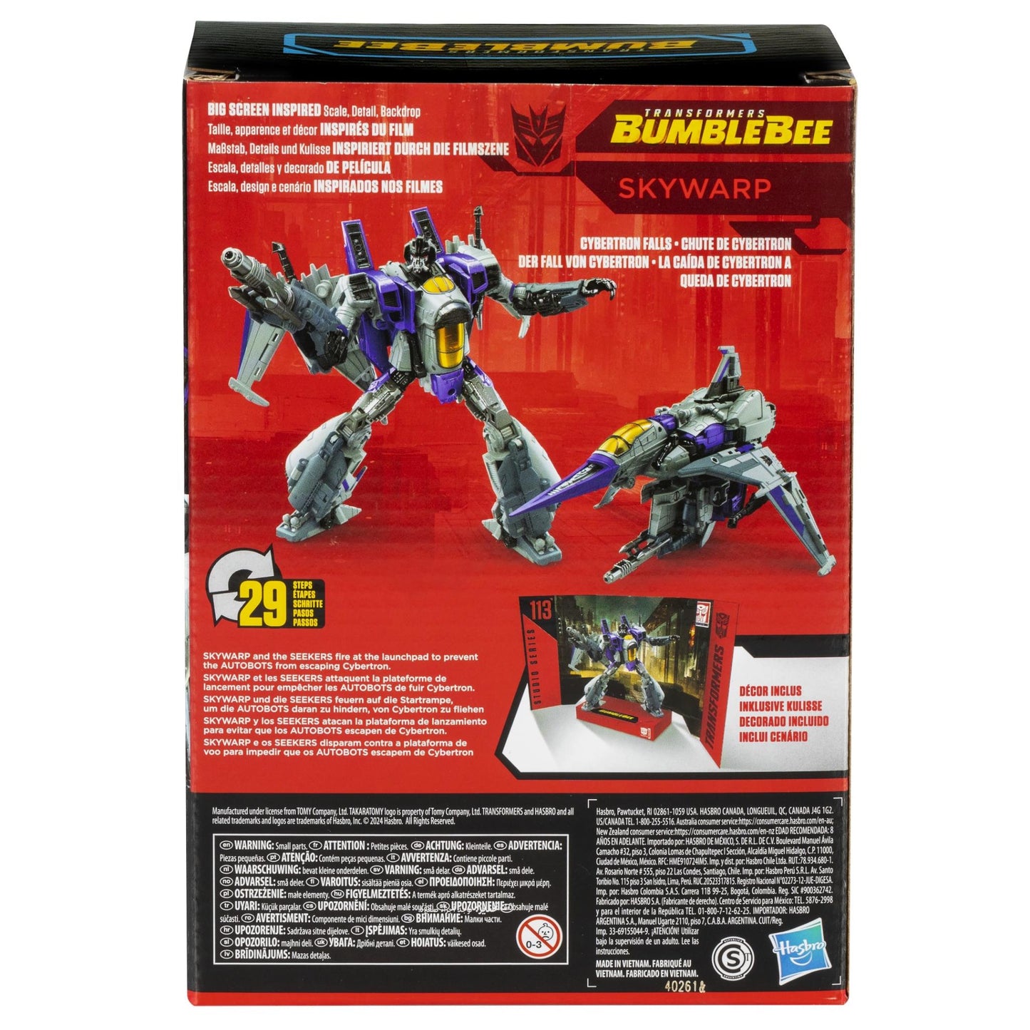 Transformers - Studio Series: Voyager Transformers: Bumblebee 113 Skywarp Figure