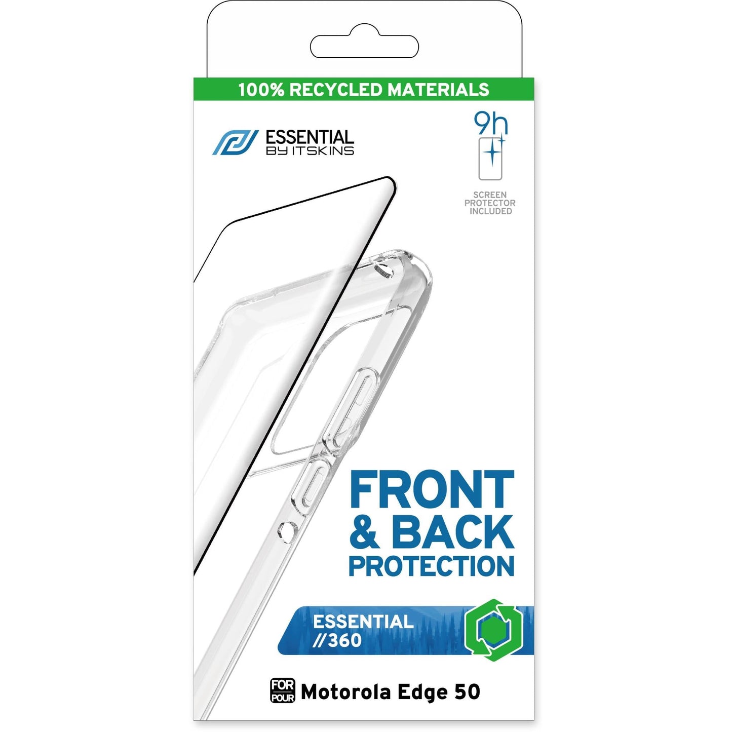 ITSKINS Case with Screen Protector for Motorola Edge 50 (Clear)
