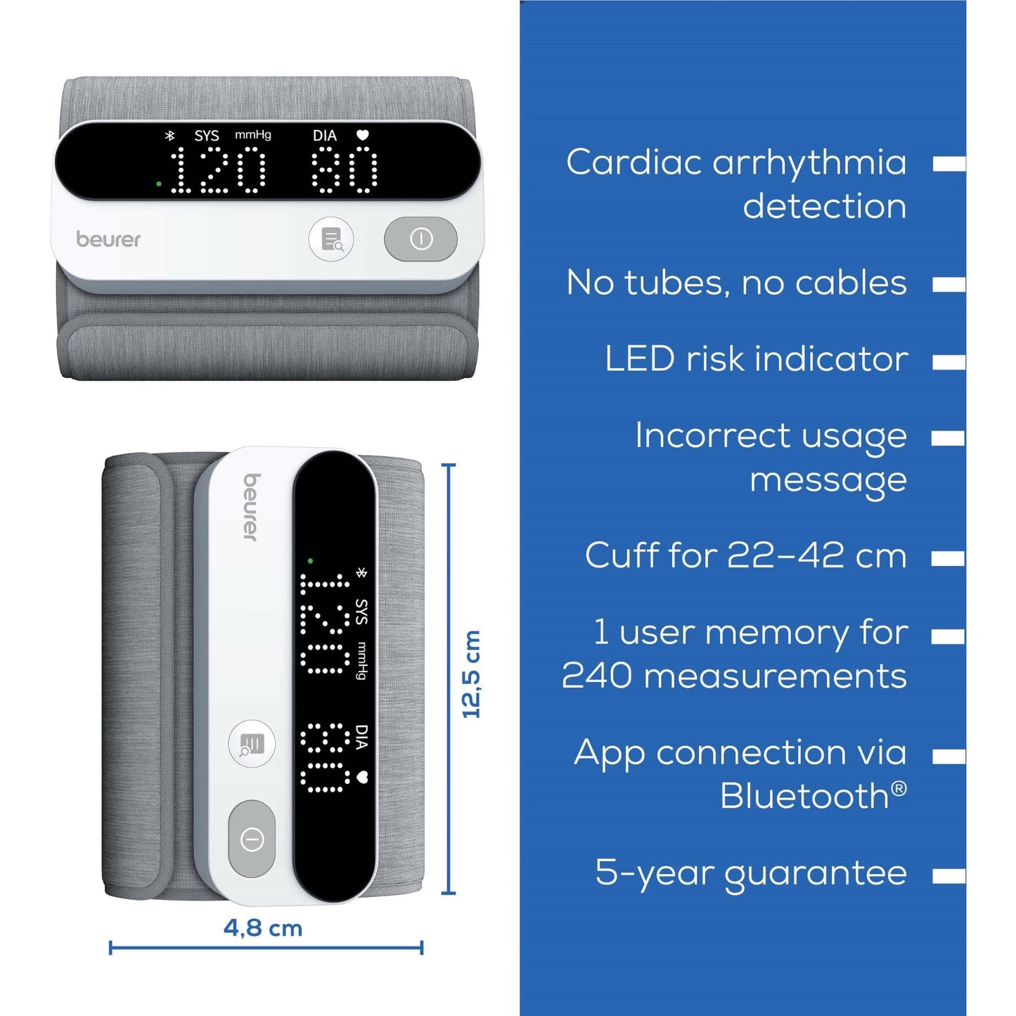 Beurer BM59 Rechargeable Upper Arm Blood Pressure Monitor