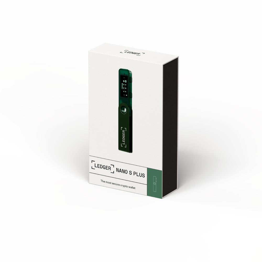 Ledger Nano S Plus Digital Wallet (Emeral Green)