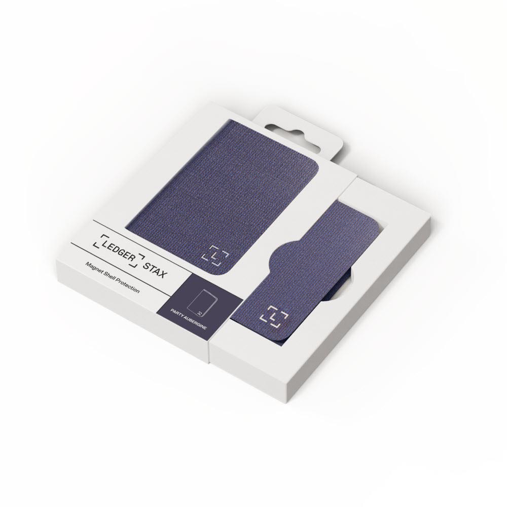 Ledger Stax Magnetic Shell Case (Aubergine)