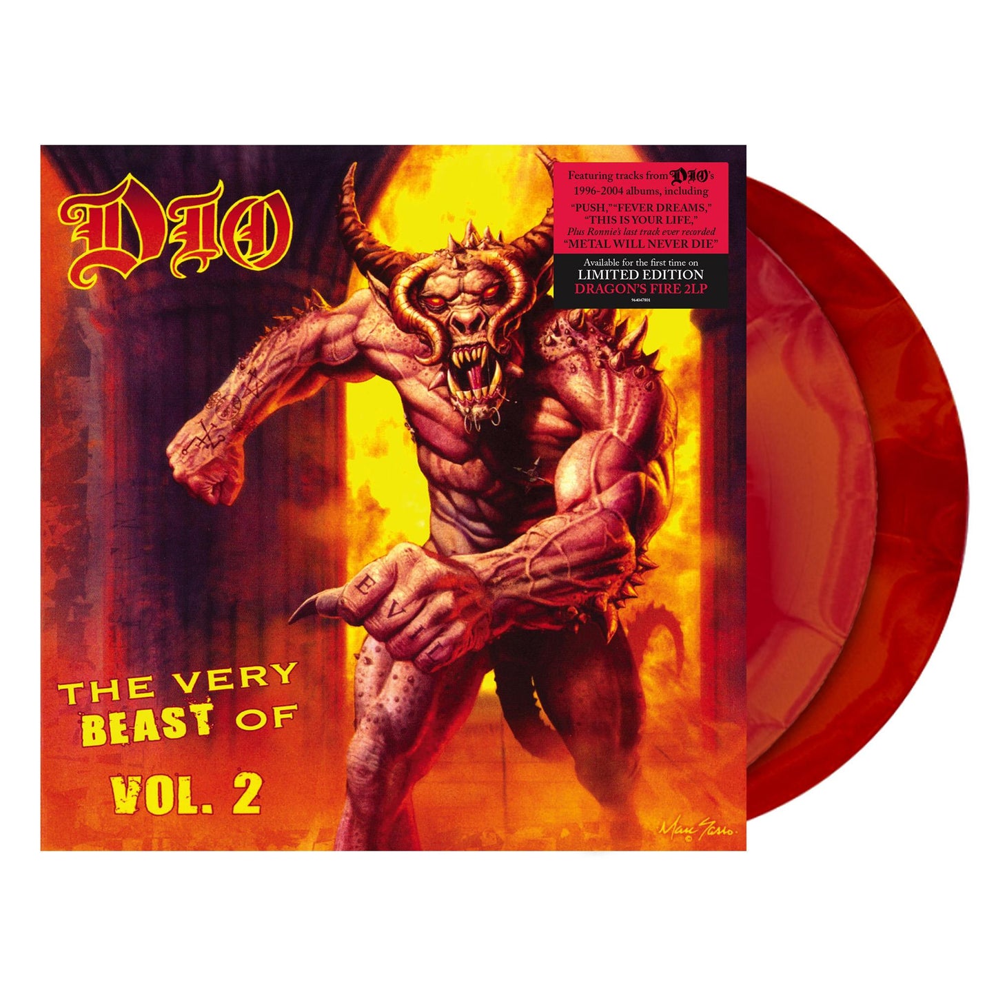 The Very Beast Of Dio Vol. 2 (Dragon Fire Splatter Vinyl)