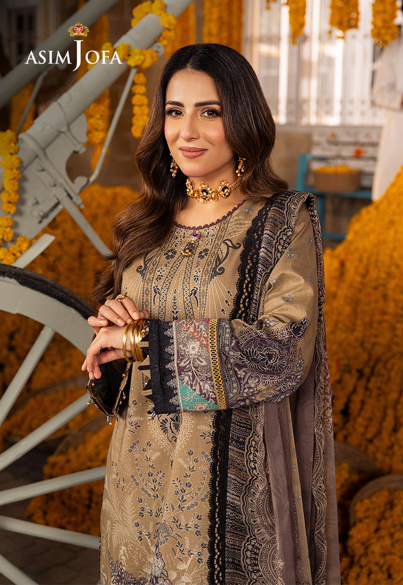 AJARP-16 PRINTED LAWN 3 PCS