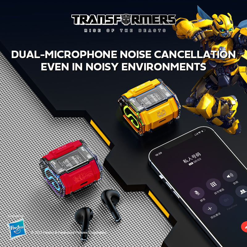 Transformers MG-C03 True Wireless Bluetooth Earbuds (Yellow)