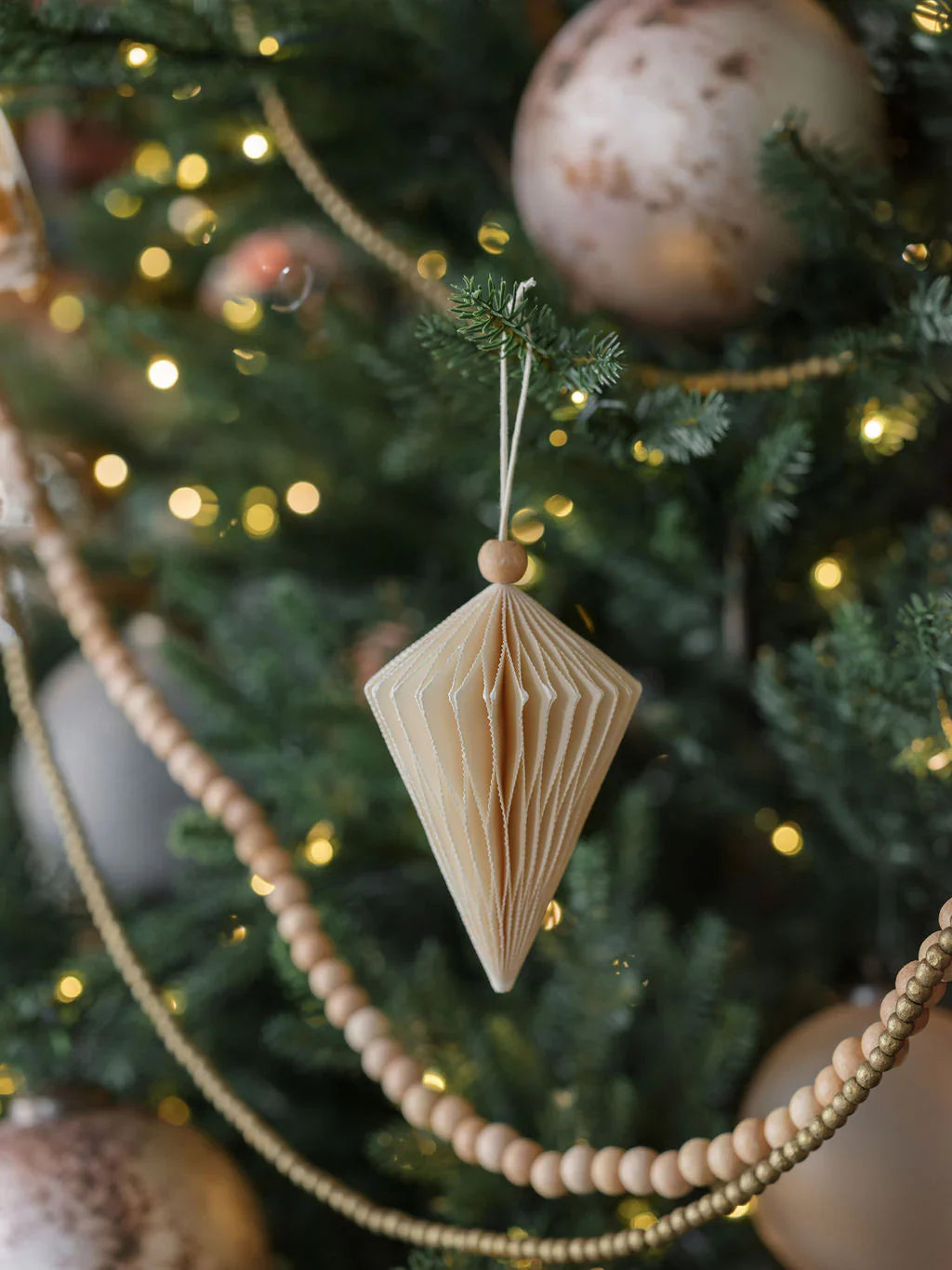 Hand-Cut Paper Ornaments, Set of 4
