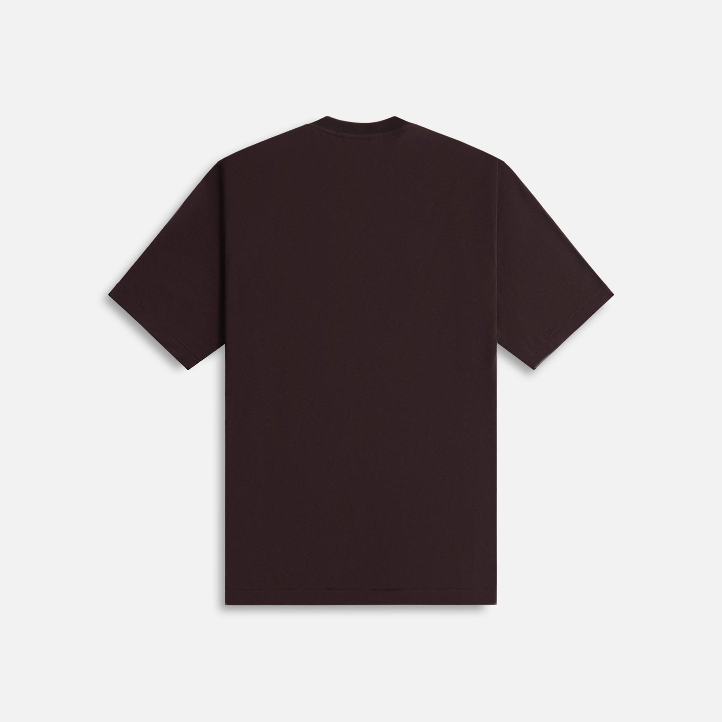 Auralee Super Soft Wool Jersey Tee - Dark Brown