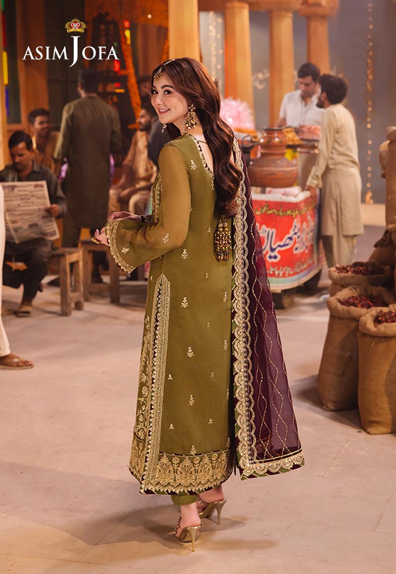 AJKK-23 EMBROIDERED CHIFFON 3 PCS