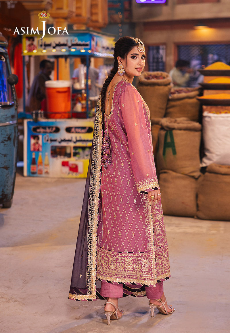 AJKK-24 EMBROIDERED CHIFFON 3 PCS