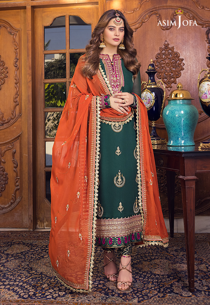 AJSM-04 EMBROIDERED CHIFFON 3 PCS
