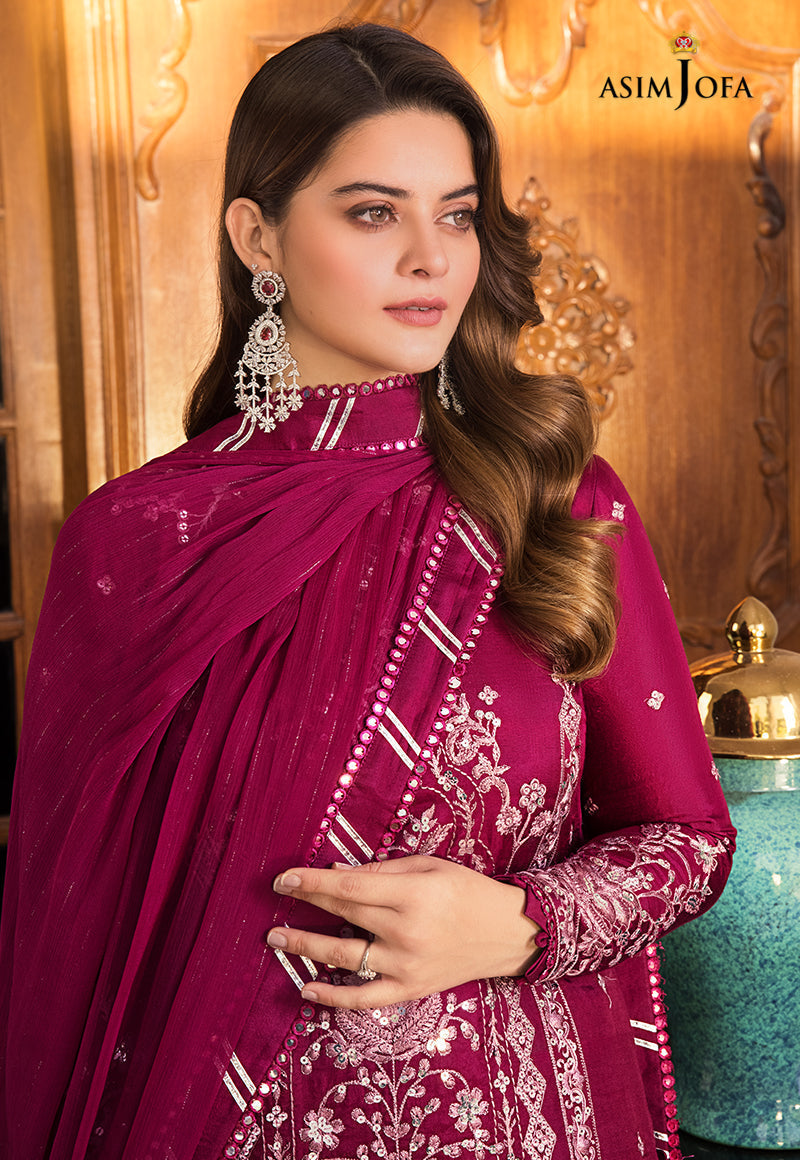 AJSM-18 EMBROIDERED COTTON SILK 3 PCS