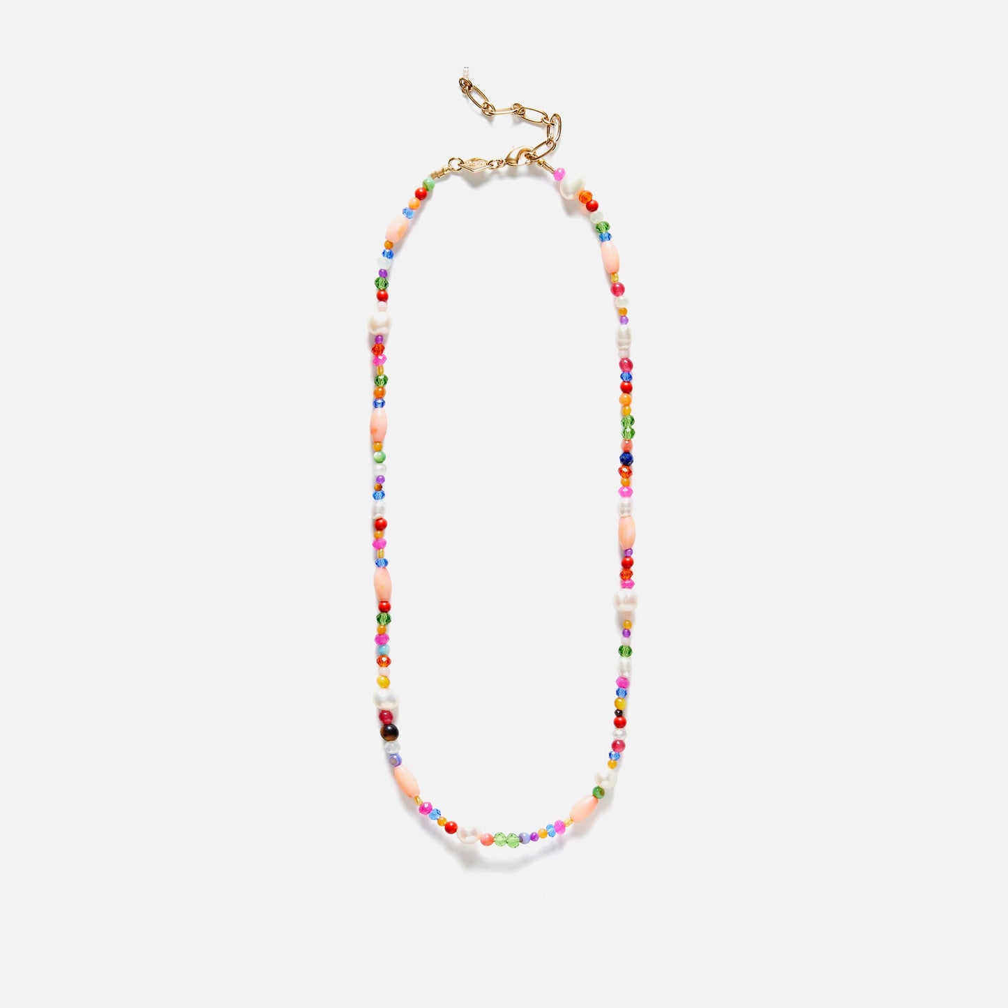 Anni Lu Glamstone Necklace - Rainbow Multi