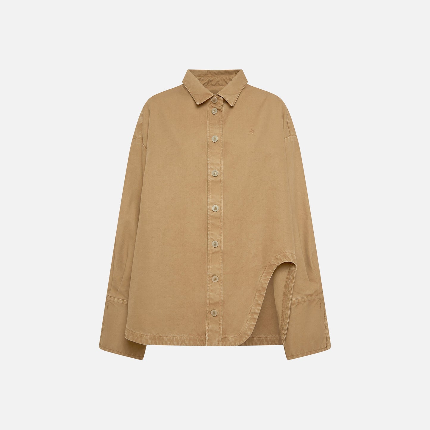 The Attico Cappotto Corto Shirt - Cachi