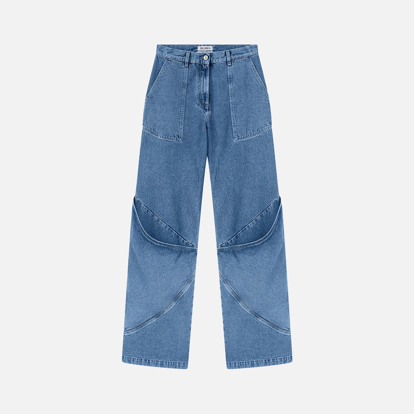 The Attico Long Pant - Sky Blue