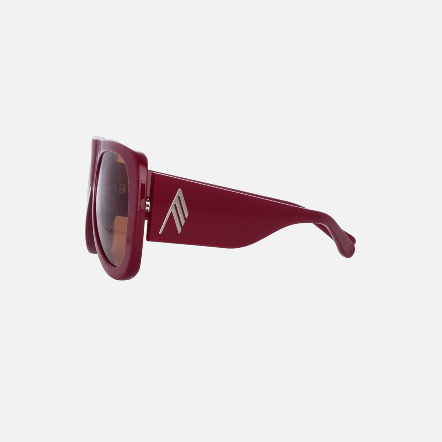 The Attico Edie Frames - Bordeaux with Bordeaux Lens