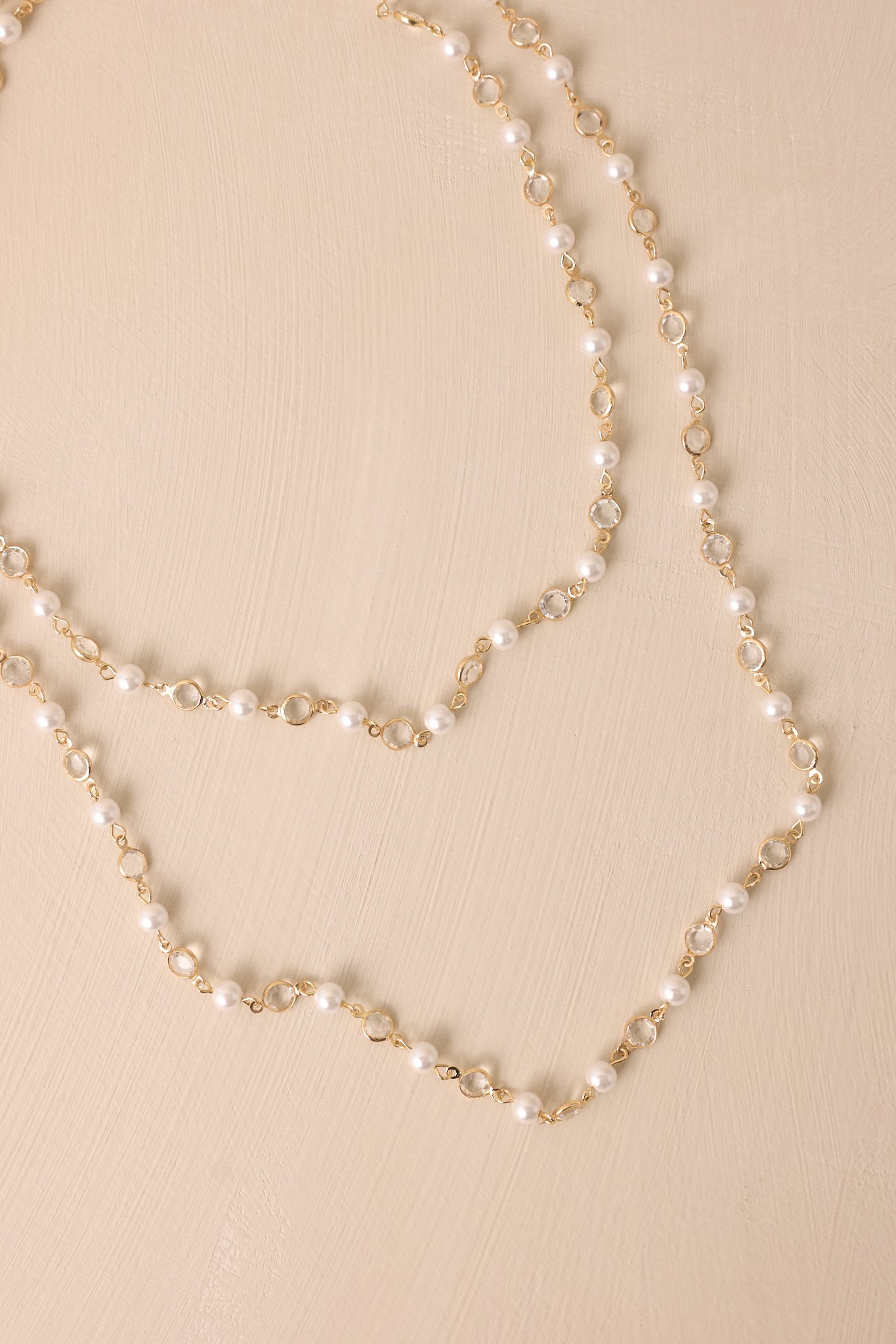 Make It Happen Gold and Ivory Pearl Necklace