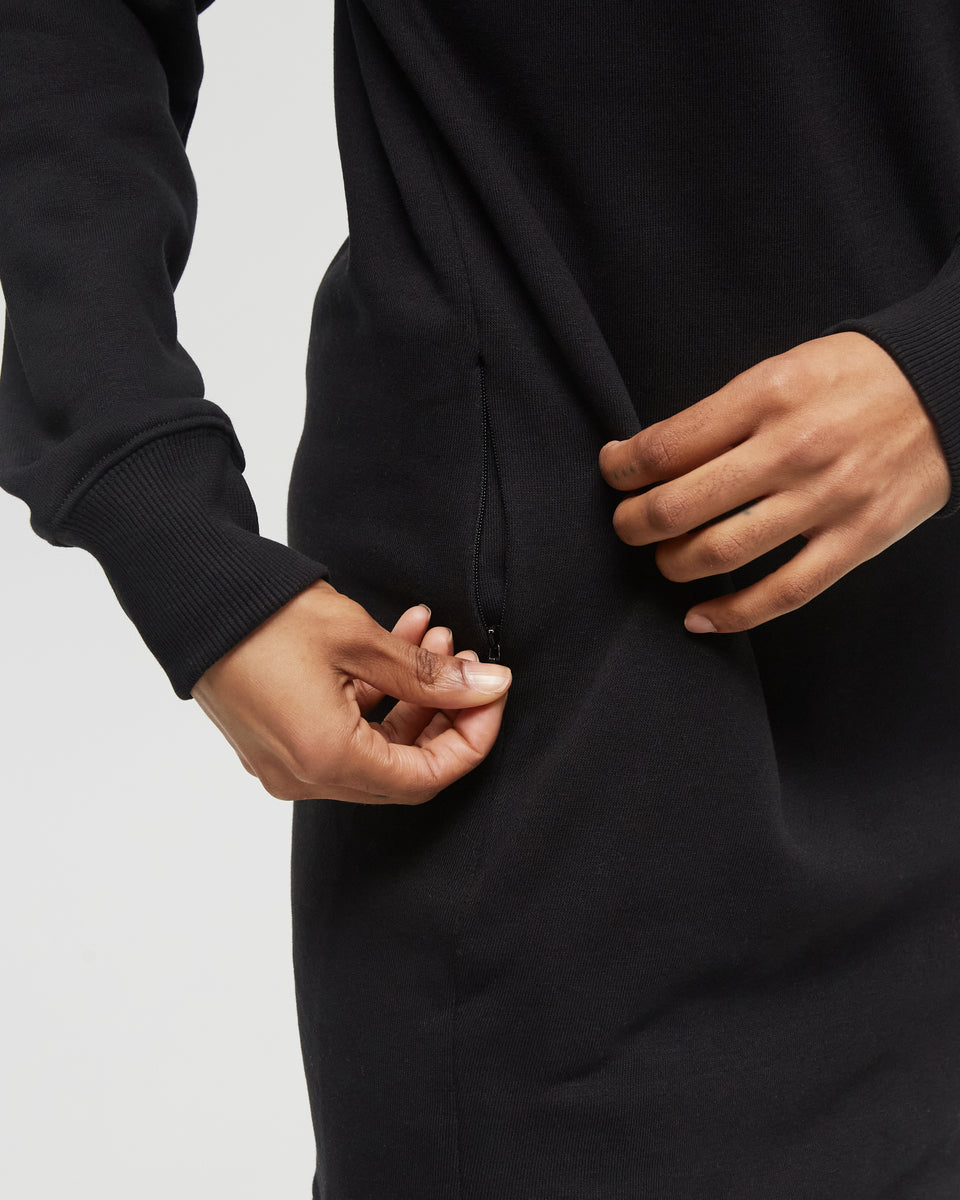 TreeFleece Mock Neck Sweatshirt Dress