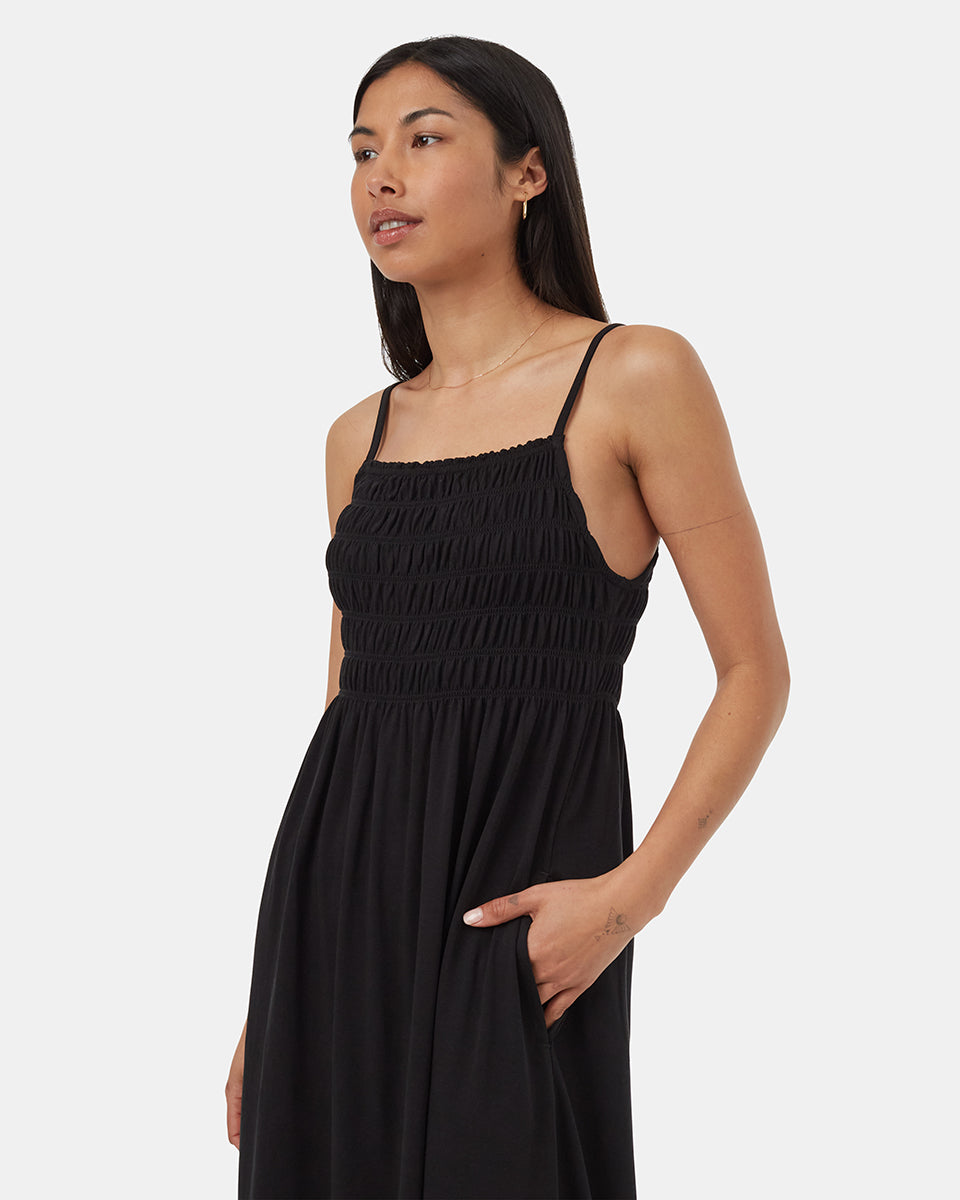TreeBlend Sleeveless Smocked Dress