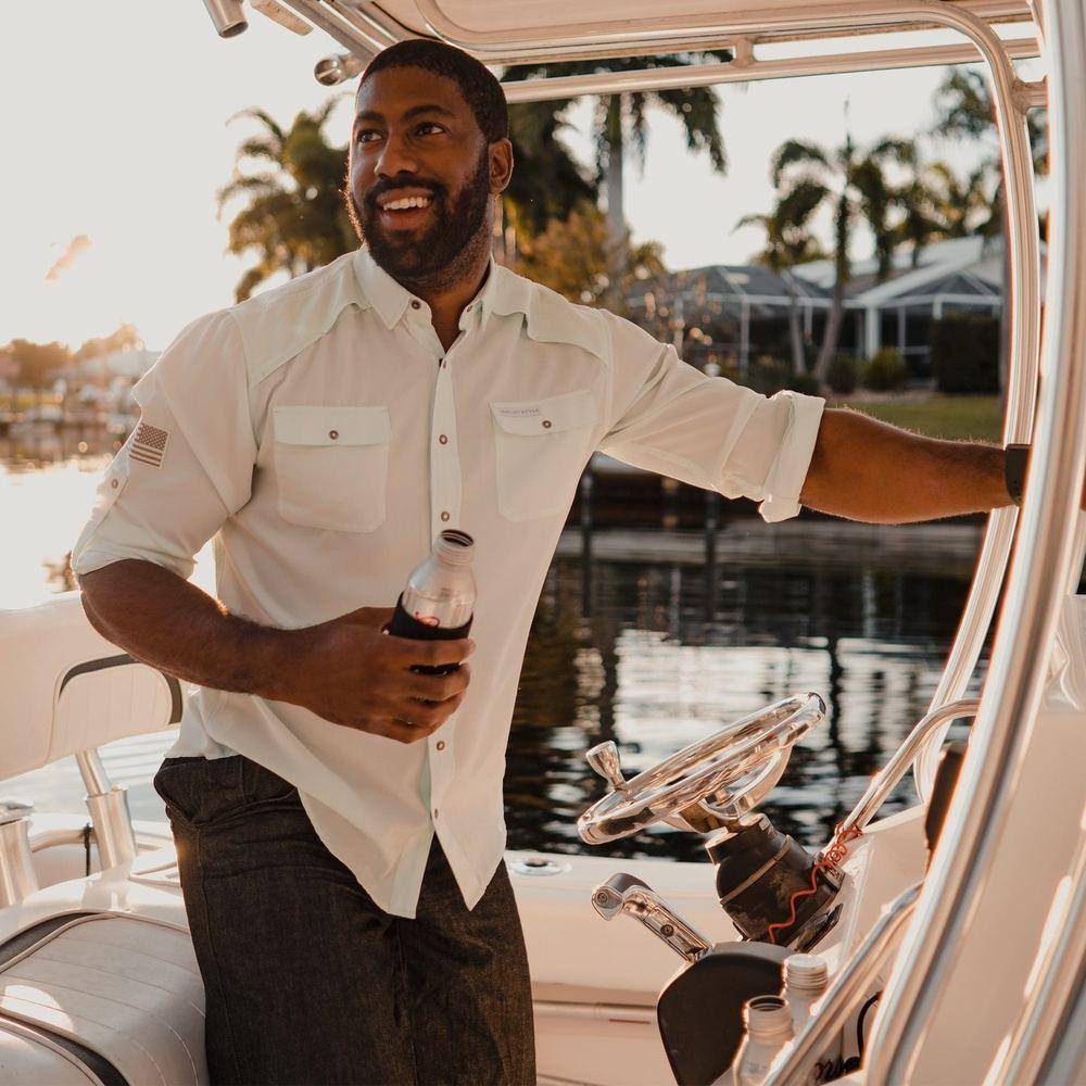 Long Sleeve Fishing Shirt - Seafoam