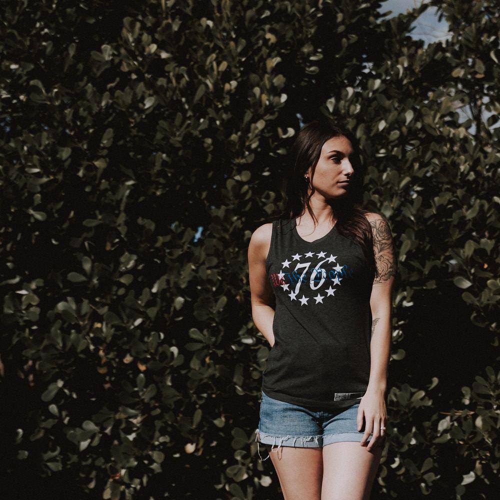 Women's 76 We The People Everyday Tank - Dark Heather Gray