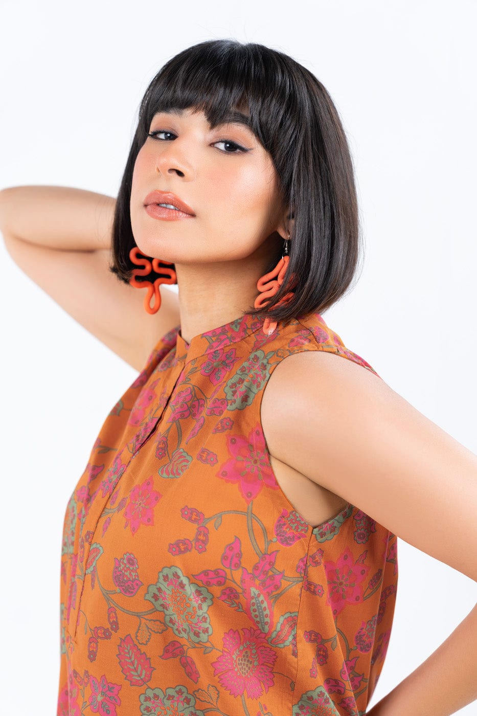 2 Pc Printed Cambric Outfit