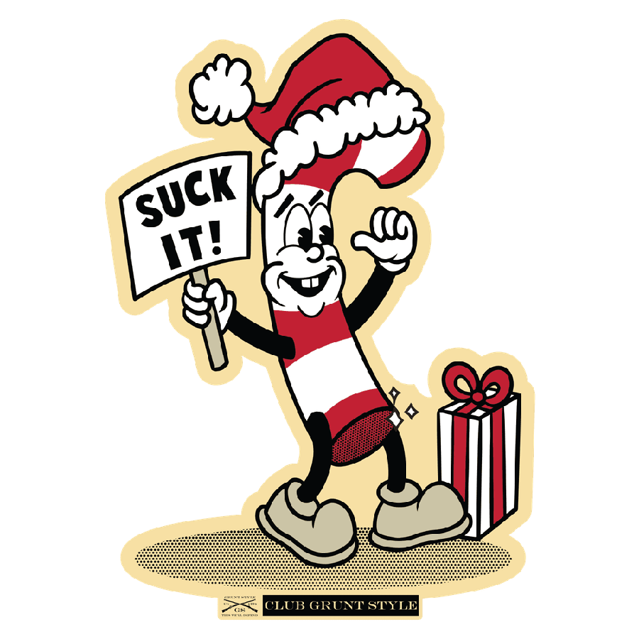 2024 December Club Sticker - Suck It