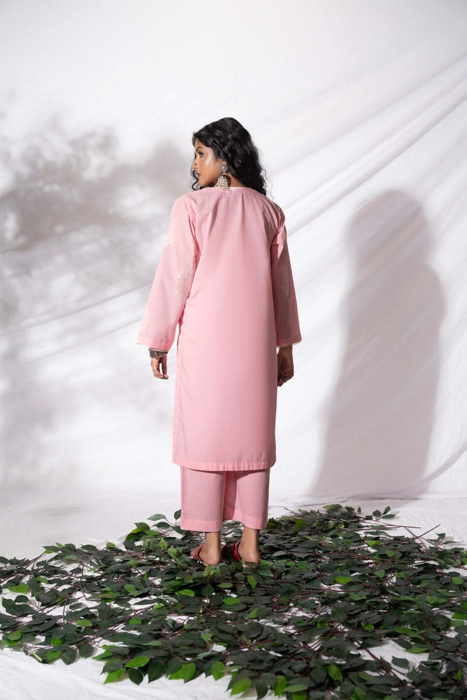 Stitched - 2 Pc Chikankari Outfit