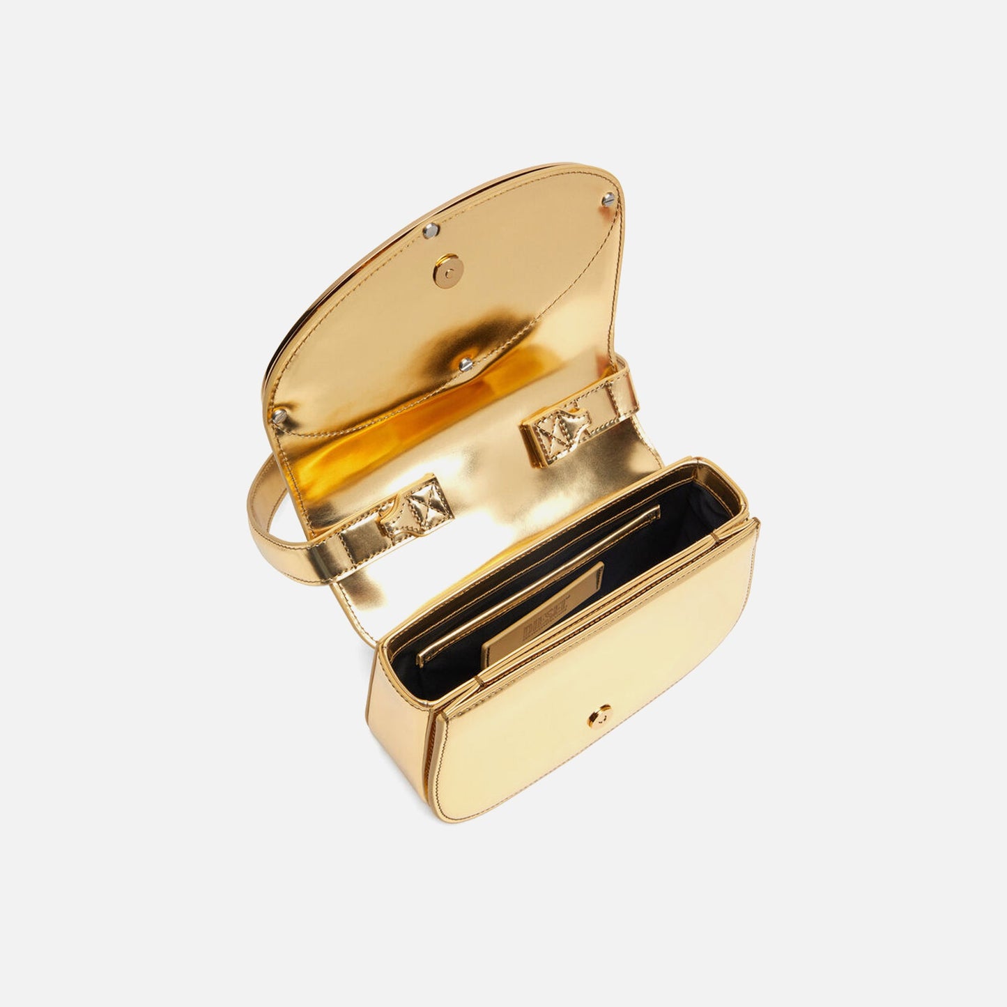 Diesel 1 DR Mirror Leather Bag - Gold