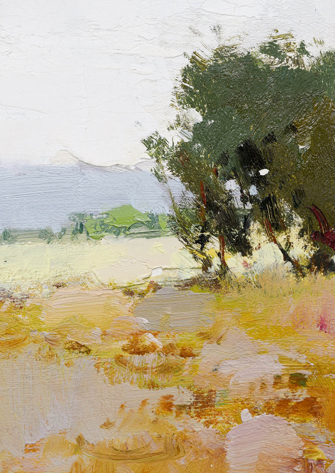 'The Field At Dawn' Oil Painting