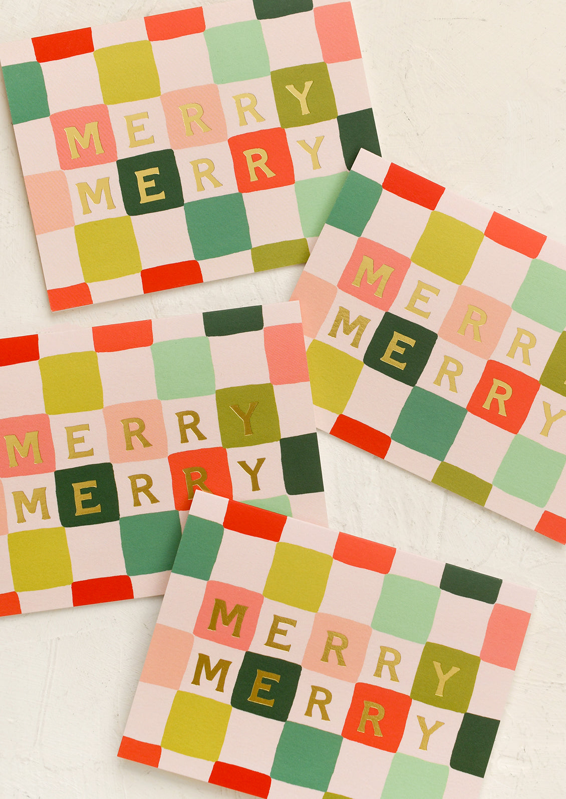 Merry Merry Checkers Card