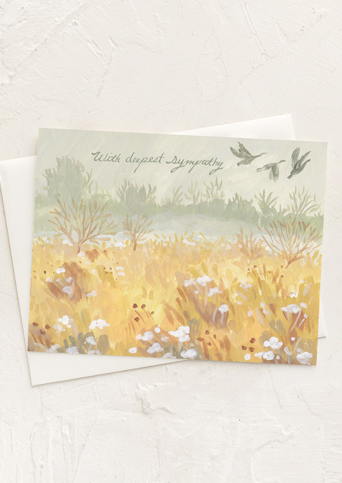 Wild Geese Sympathy Card