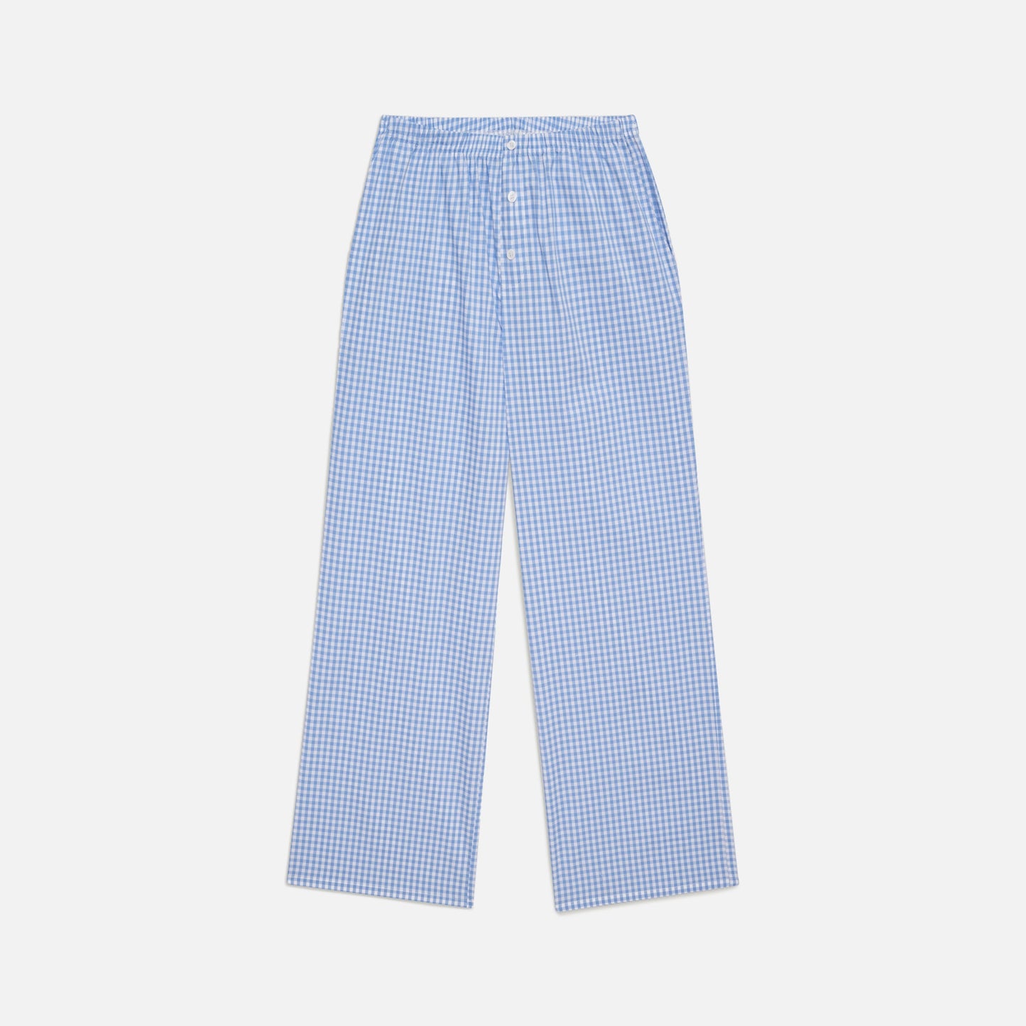 Frankies Bikinis Raleigh Poplin Pant - Cloud Gingham