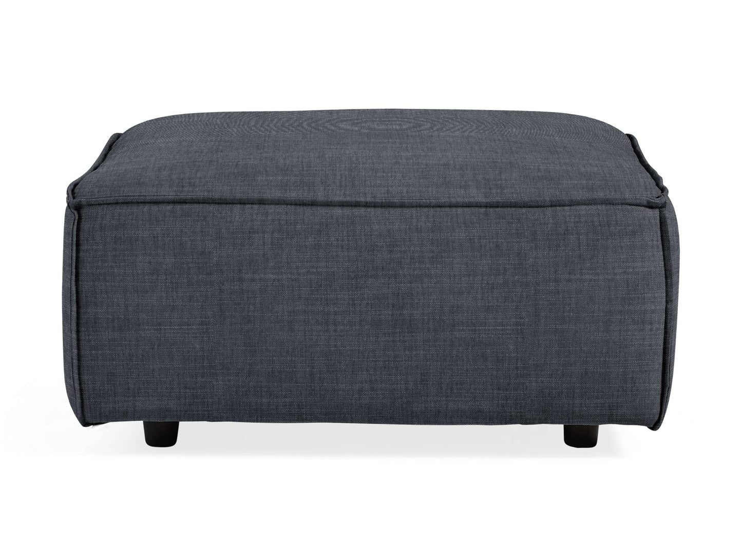 Coburn Ottoman in Capricorn Grey
