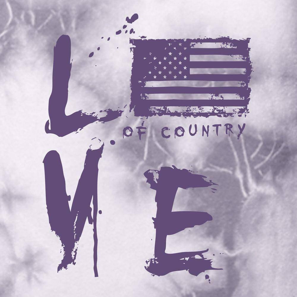 Love Of Country Hoodie - Purple Haze