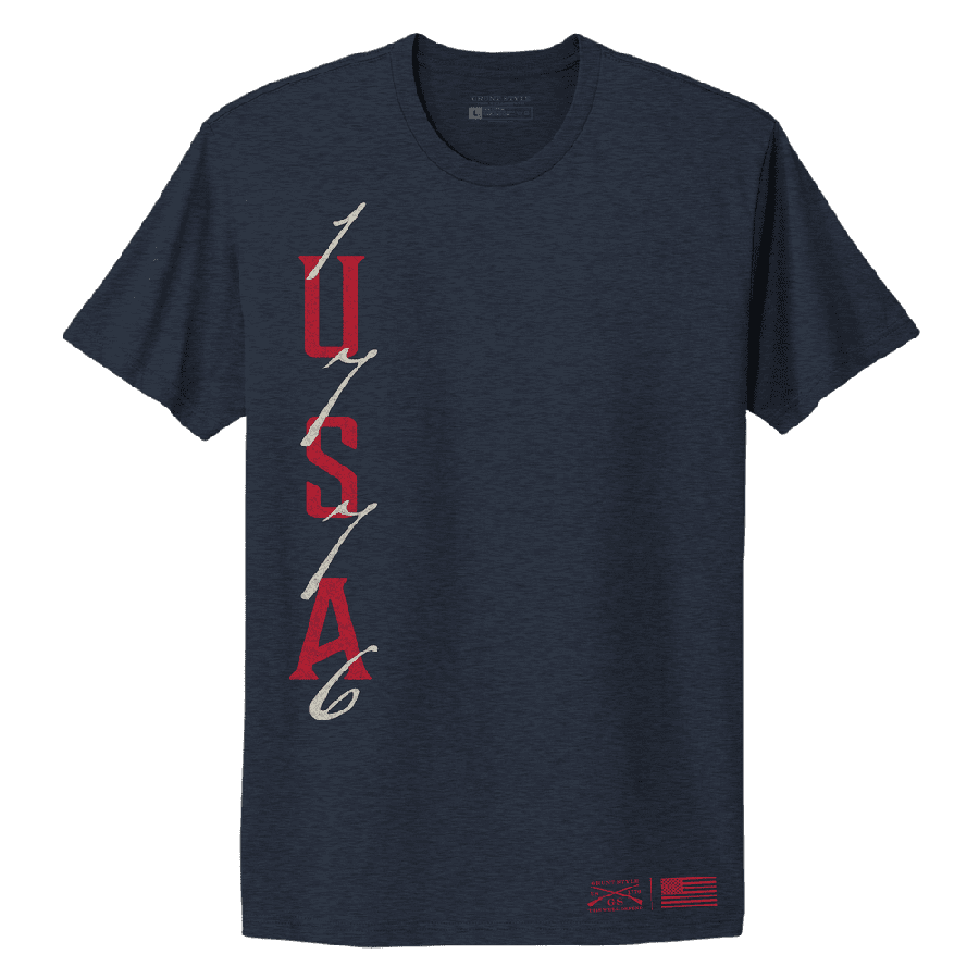 Women's USA 1776 Boyfriend Fit T-Shirt - Midnight Navy