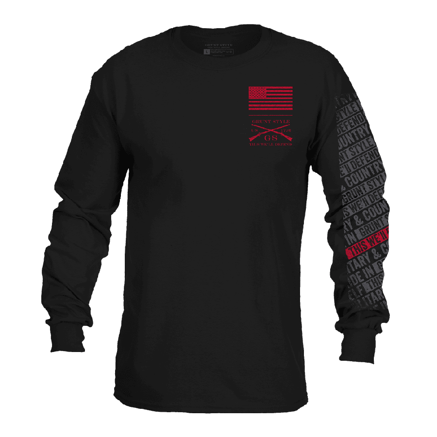 Ethos Repeat Long Sleeve - Black