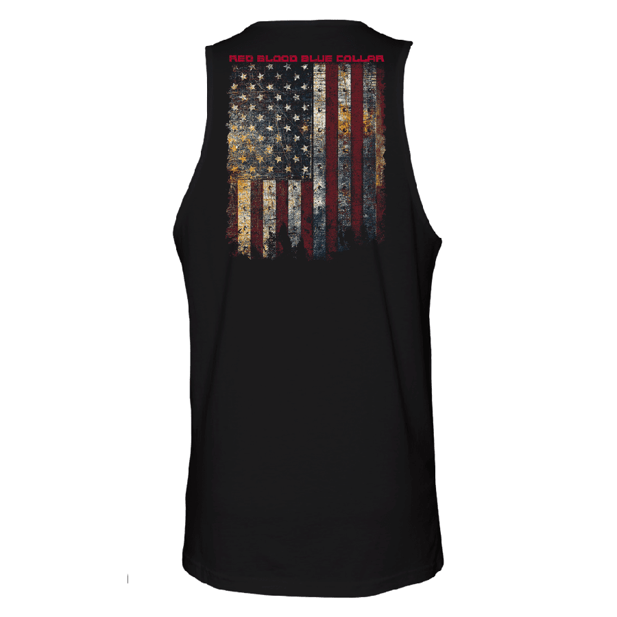 Red Blood Blue Collar® Tank - Black