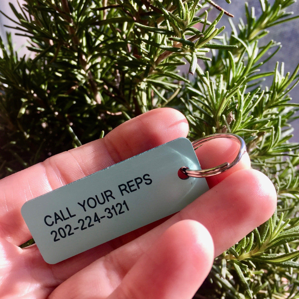 Call Your Reps Key Tag