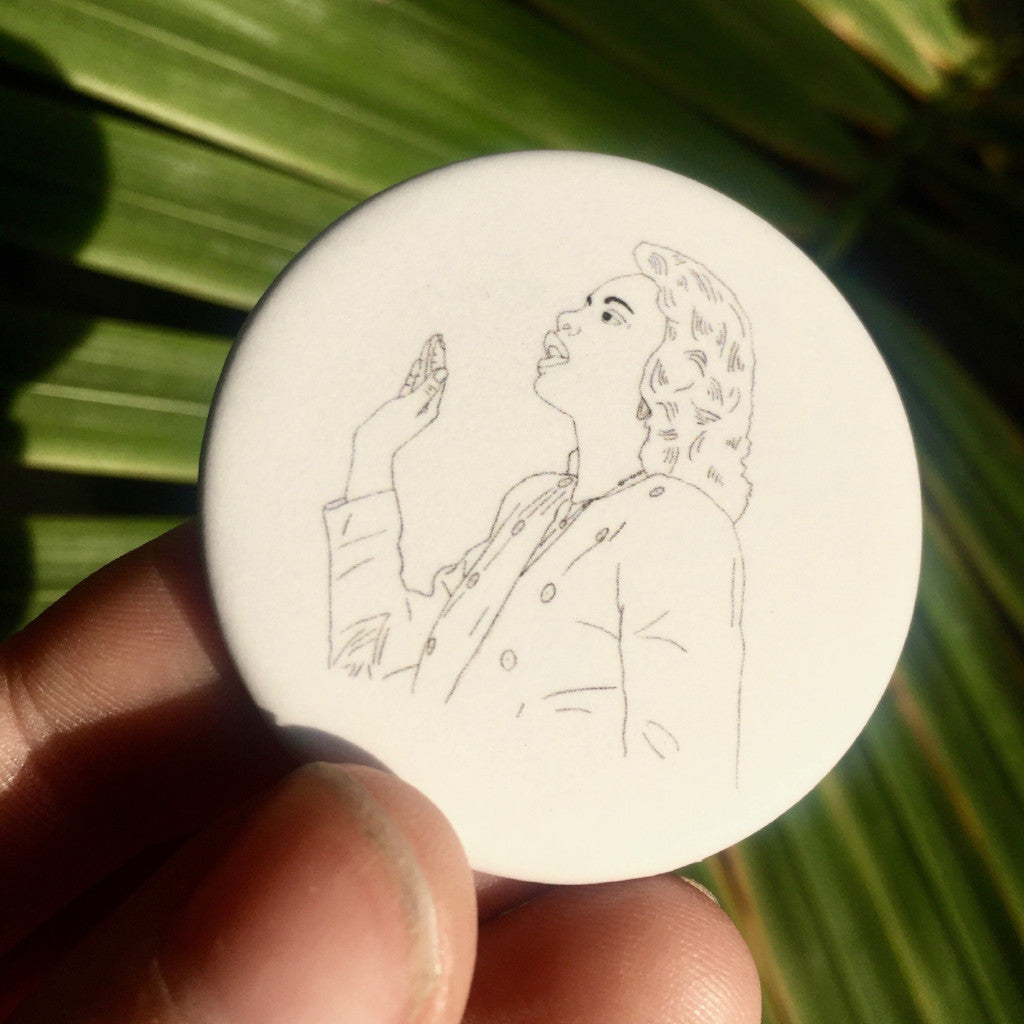 Anita Hill Is A Hero Button