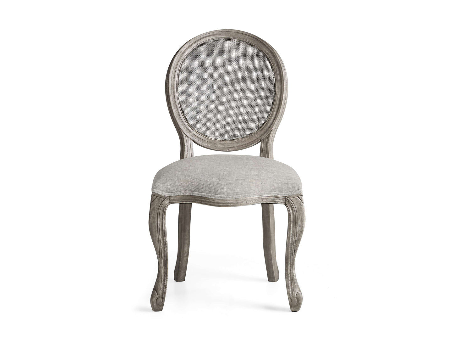 Margot Cane Back Dining Chair in Stone Vintage
