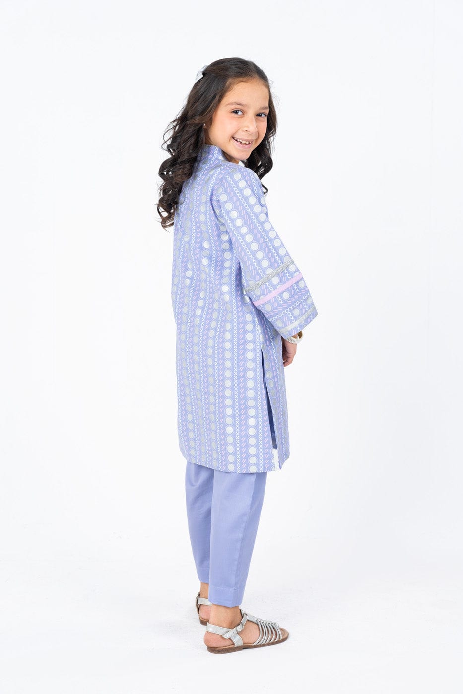 2 PC Printed Dobby Outfit