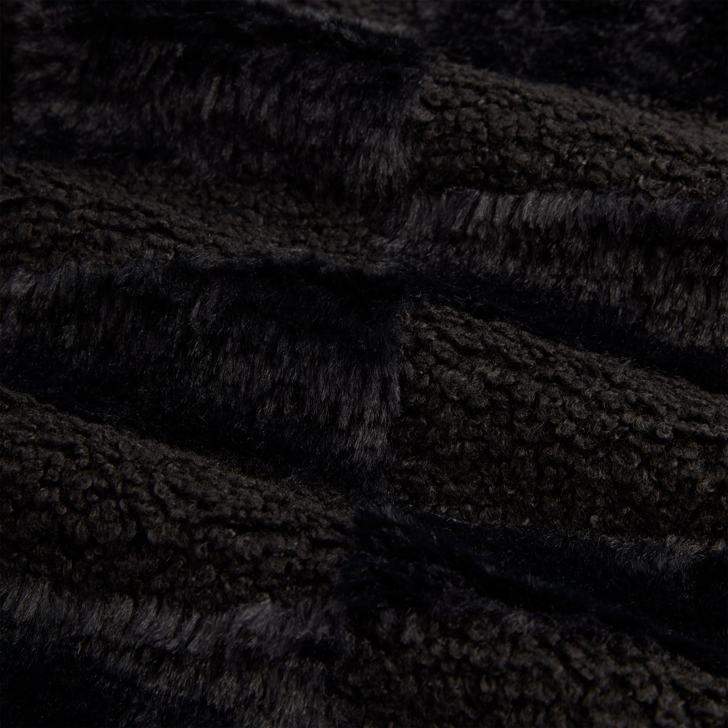 Kith Lloyd Faux Fur Coaches Jacket - Black